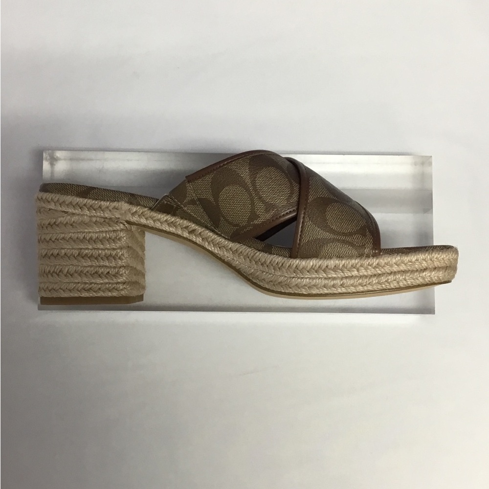 COACH Sloan Monogram Espadrille Slip - Picture 5 of 6